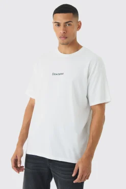 Oversized Venice Back Print T-Shirt | BoohooMAN UK