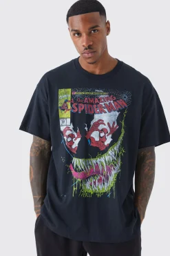 Oversized Venom License T-shirt | BoohooMAN UK