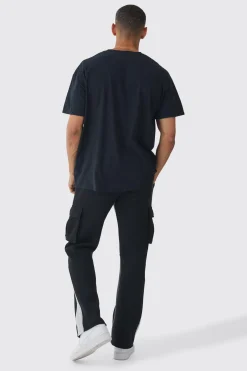 Oversized Vintage Polaroid License Print T-Shirt | BoohooMAN UK
