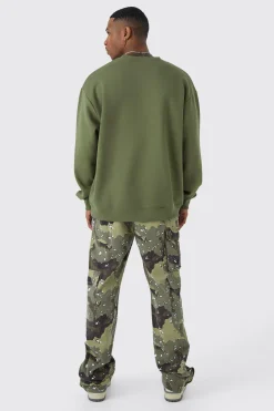 Oversized Vintage Skull Graphic Sweatshirt | BoohooMAN UK