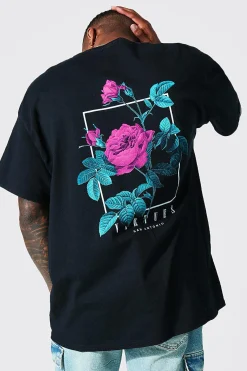 Oversized Virtues Graphic T-shirt | BoohooMAN UK