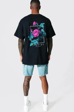 Oversized Virtues Graphic T-shirt | BoohooMAN UK