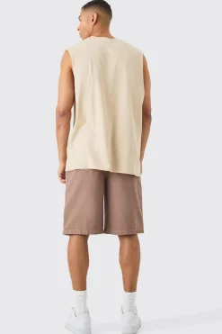 Oversized Volkswagon License Tank | BoohooMAN UK