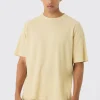 Oversized Waffle T-shirt | BoohooMAN UK