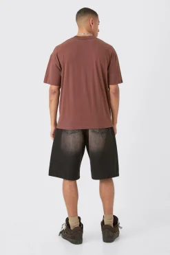 Oversized Washed Golden State Ranch T-shirt | BoohooMAN UK