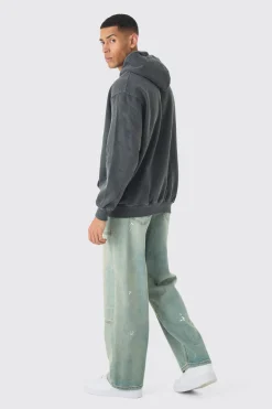 Oversized Washed Limited Edition Hoodie | BoohooMAN UK
