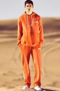 Oversized Washed Loopback Hooded Gusset Tracksuit | BoohooMAN UK