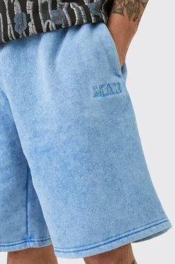 Oversized Washed Man Short | BoohooMAN UK