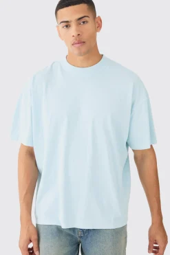 Oversized Washed Pour Homme Space T-shirt | BoohooMAN UK