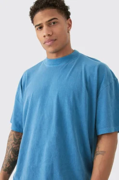 Oversized Washed Tonal Floral Print T-shirt | BoohooMAN UK