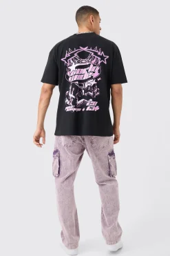 Oversized Worldwide Astronaut Graphic T-shirt | BoohooMAN UK