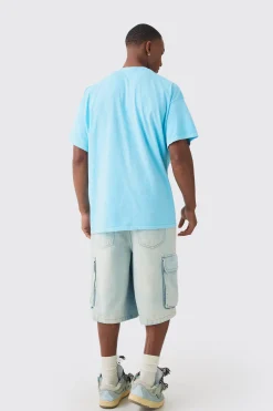 Oversized Worldwide Butterfly Print T-shirt | BoohooMAN UK