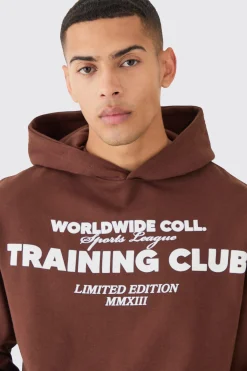 Oversized Worldwide Hoodie | BoohooMAN UK