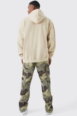 Oversized Wyoming Mountain Graphic Hoodie | BoohooMAN UK