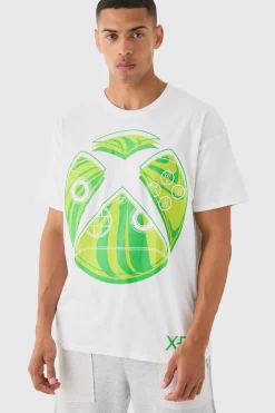 Oversized Xbox Gaming Logo License T-shirt | BoohooMAN UK