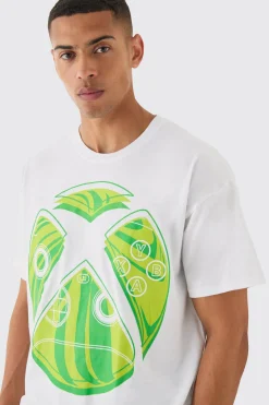 Oversized Xbox Gaming Logo License T-shirt | BoohooMAN UK