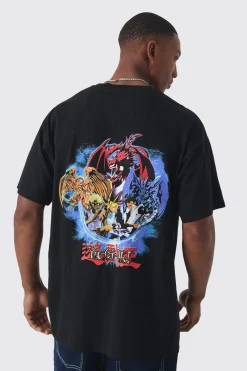 Oversized Yugioh License T-shirt | BoohooMAN UK