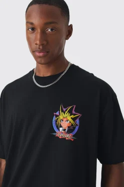 Oversized Yugioh License T-shirt | BoohooMAN UK