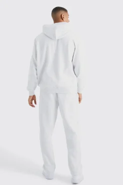 Oversized Zip Through Hoodie | BoohooMAN UK