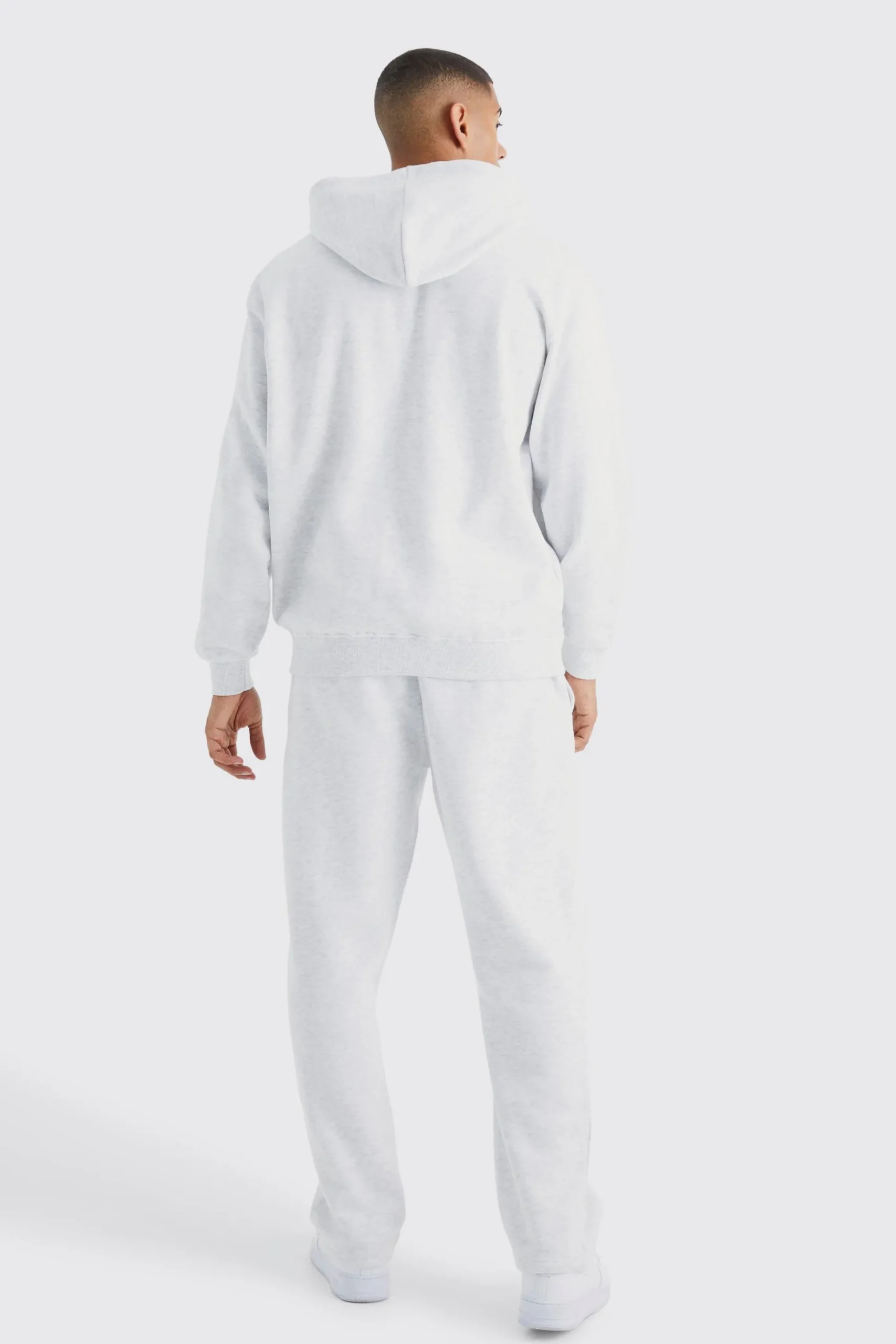 Oversized Zip Through Hoodie | BoohooMAN UK