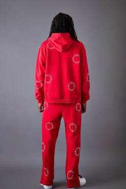 Oversized Zip Through Man Dash Split Hem Tracksuit | BoohooMAN UK