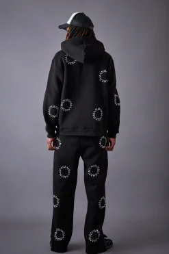 Oversized Zip Through Man Dash Split Hem Tracksuit | BoohooMAN UK