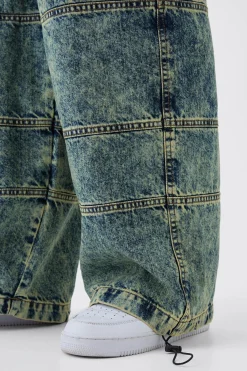 Parachute Rigid Vintage Wash Pocket Detail Jeans | BoohooMAN UK