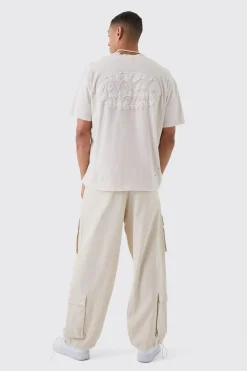 Parachute Ripstop Cargo Trousers | BoohooMAN UK