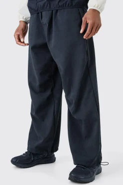 Peached Oversized Parachute Pants | BoohooMAN UK
