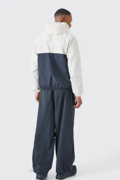 Peached Oversized Parachute Pants | BoohooMAN UK