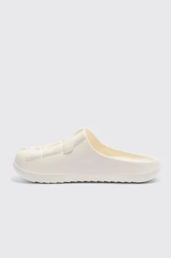 Perforated Skeleton Moulded Mule | BoohooMAN UK