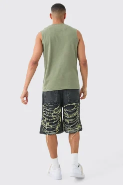 Pintuck Tank | BoohooMAN UK