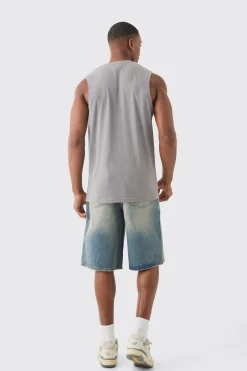 Pintuck Tank | BoohooMAN UK