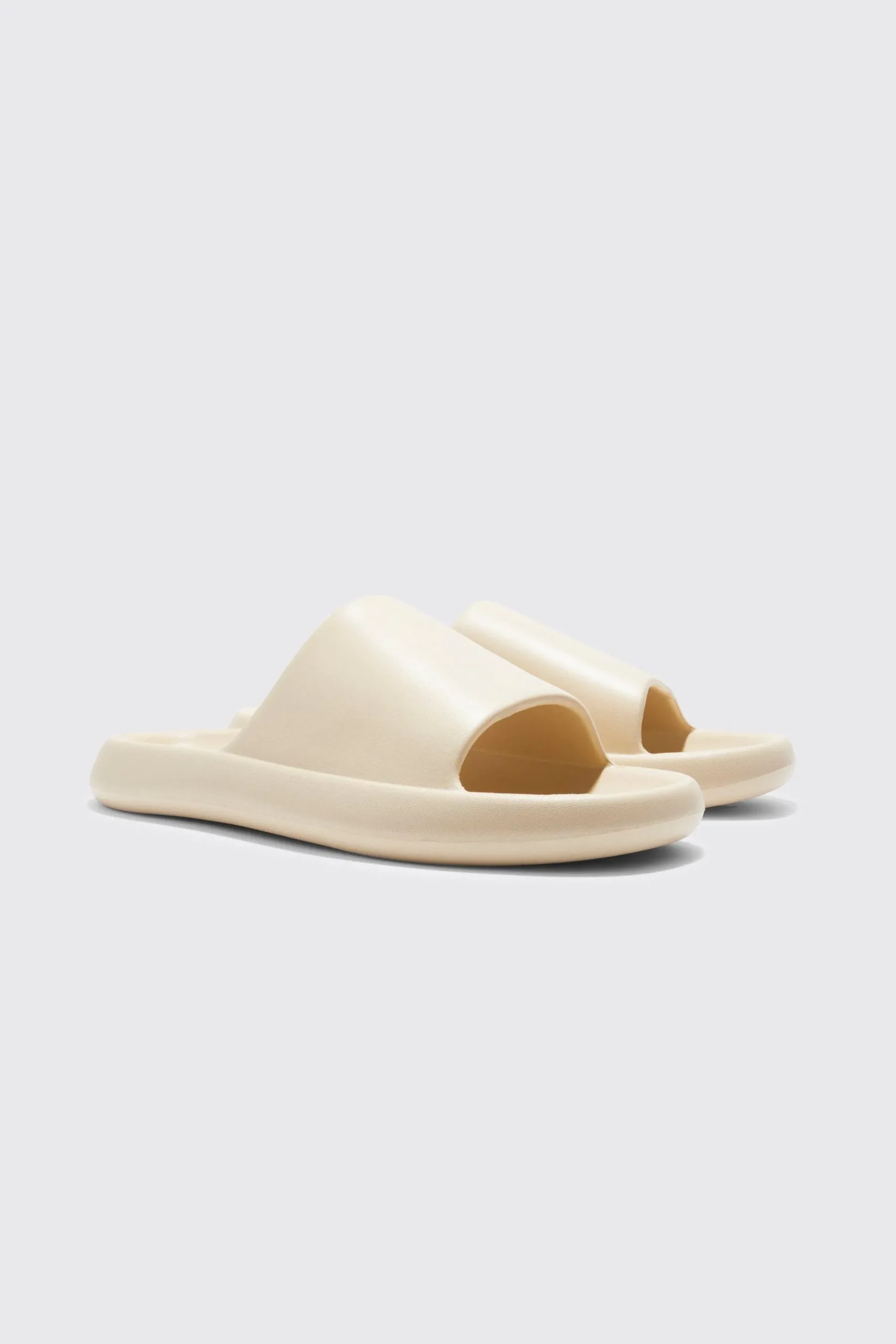 Plain Moulded Slider | BoohooMAN UK