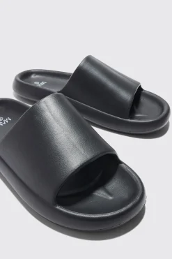 Plain Moulded Slider | BoohooMAN UK