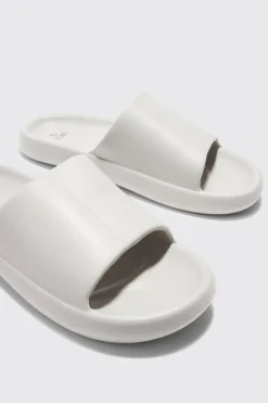 Plain Moulded Slider | BoohooMAN UK
