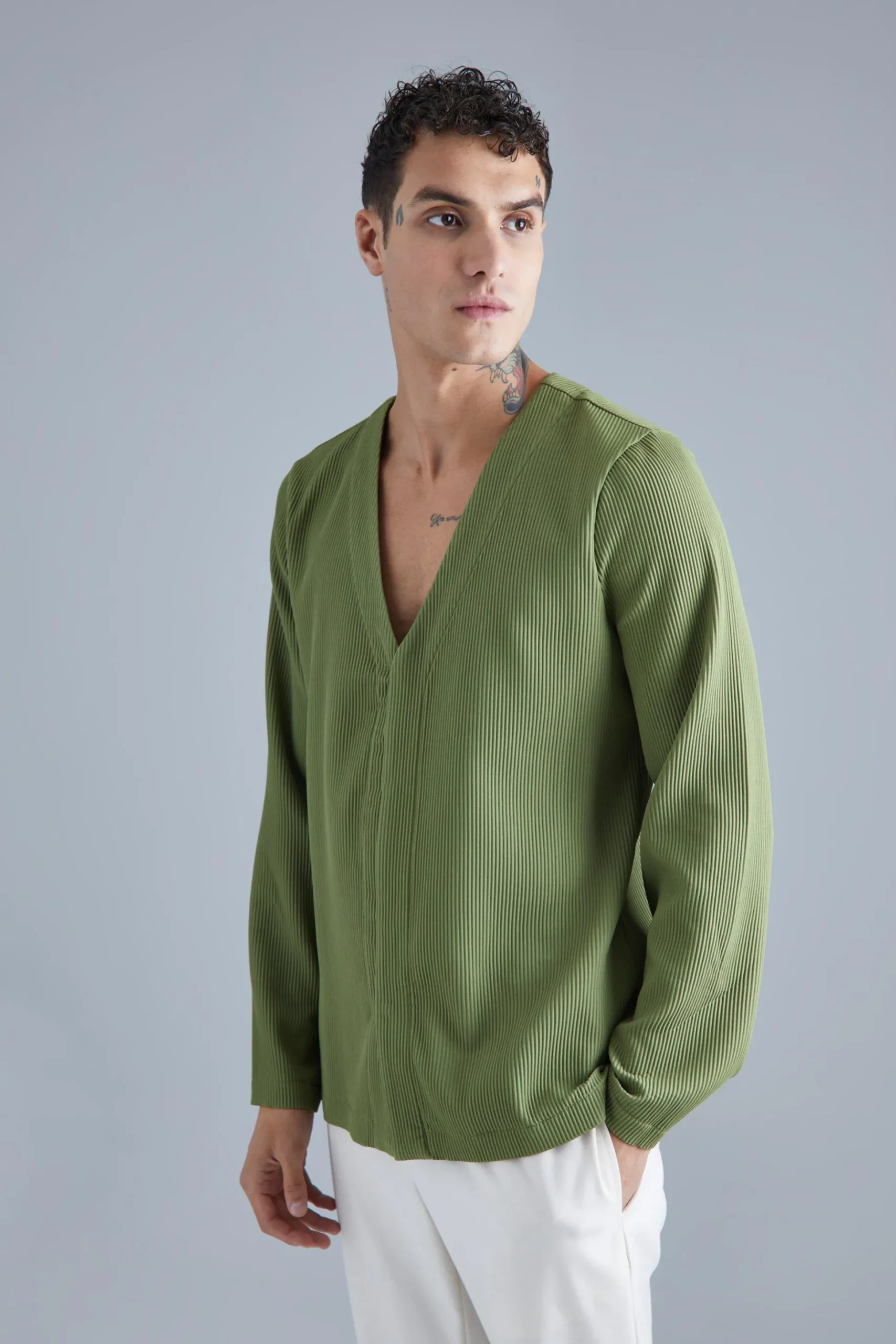 Pleated Suit | BoohooMAN UK