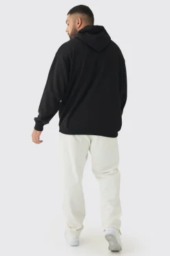 Plus 8 Ball Embroidered Hoodie | BoohooMAN UK