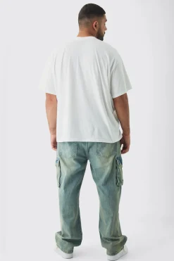 Plus 8 Ball Embroidered T-Shirt | BoohooMAN UK