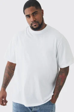 Plus 2 Pack Basic T-shirt | BoohooMAN UK