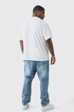 Plus 2 Pack Basic T-shirt | BoohooMAN UK