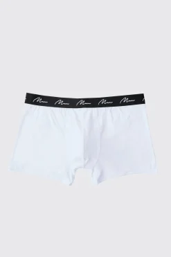 Plus 7 Pack Man Dash Repeat Classic Trunks | BoohooMAN UK