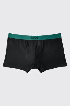 Plus 3 Pack Man Signature Trunks | BoohooMAN UK