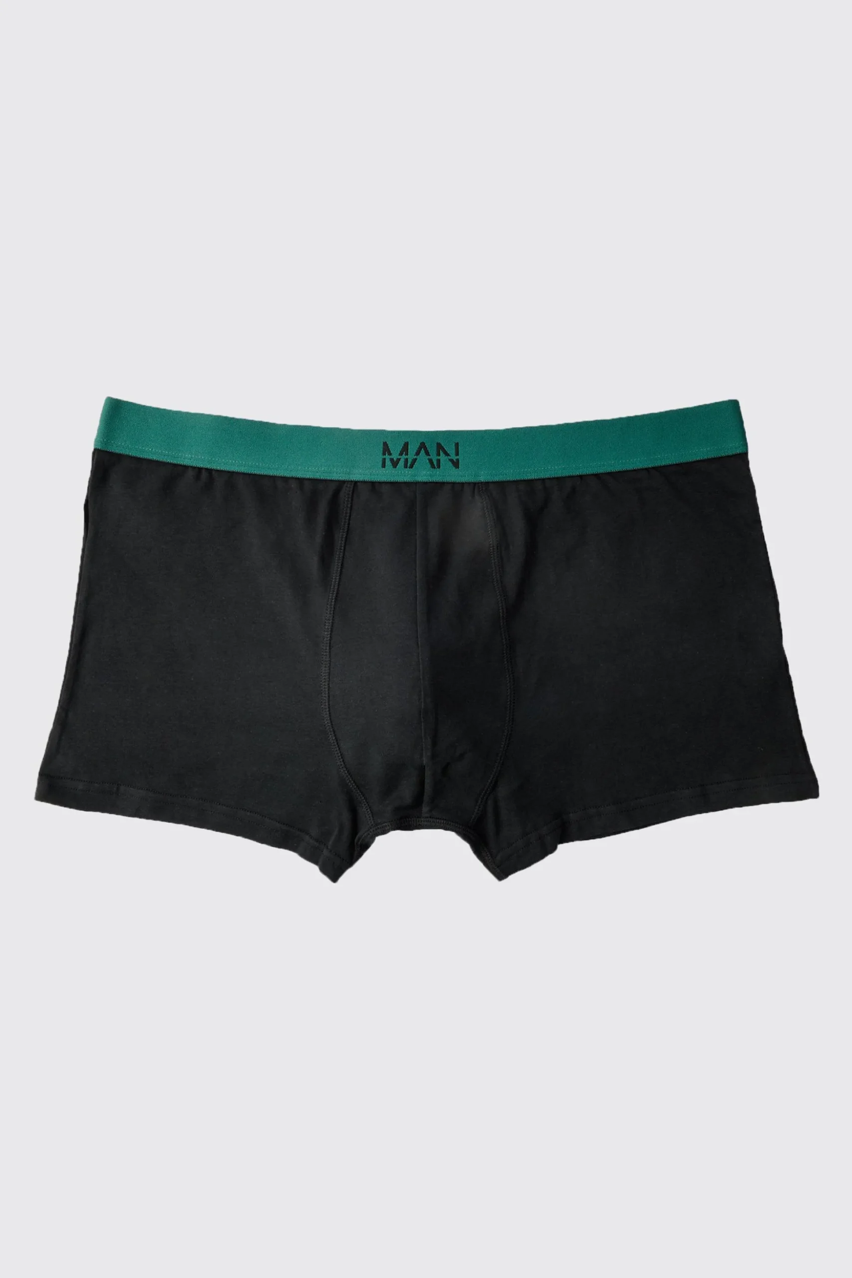 Plus 3 Pack Man Signature Trunks | BoohooMAN UK