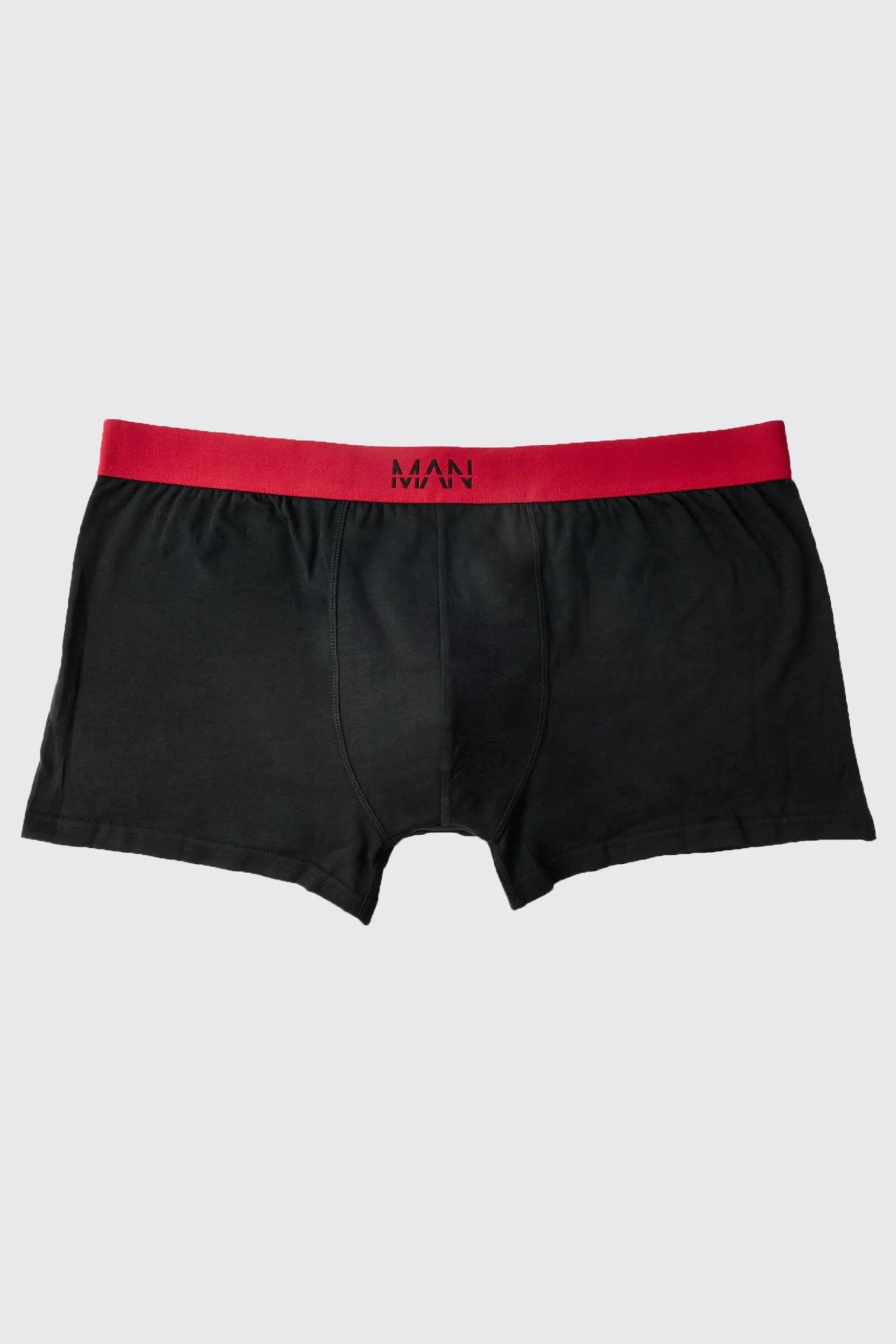 Plus 3 Pack Man Signature Trunks | BoohooMAN UK