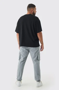 Plus 2 Pack Oversized T-shirt | BoohooMAN UK