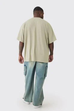 Plus 2 Pack Oversized T-shirt | BoohooMAN UK