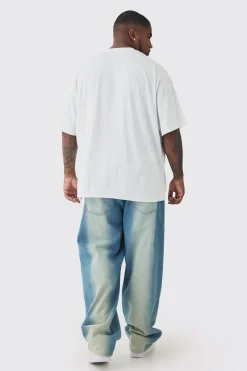 Plus 2 Pack Oversized T-shirt | BoohooMAN UK