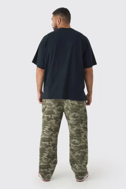 Plus ACDC License Print T-shirt | BoohooMAN UK