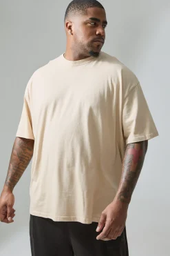 Plus Active Oversized One More Rep T-shirt | BoohooMAN UK